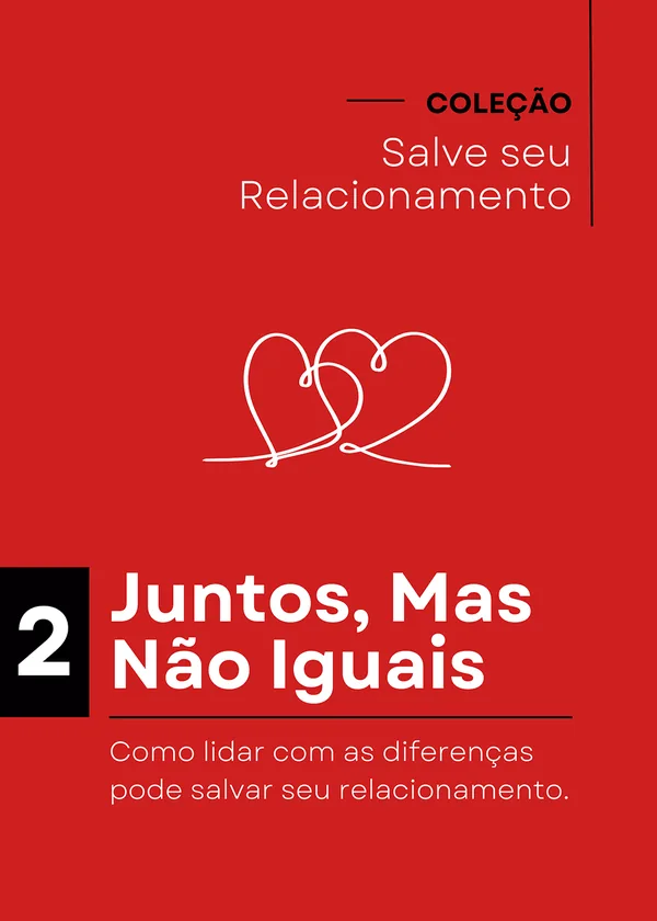 Capa do livro Juntos, mas Não Iguais